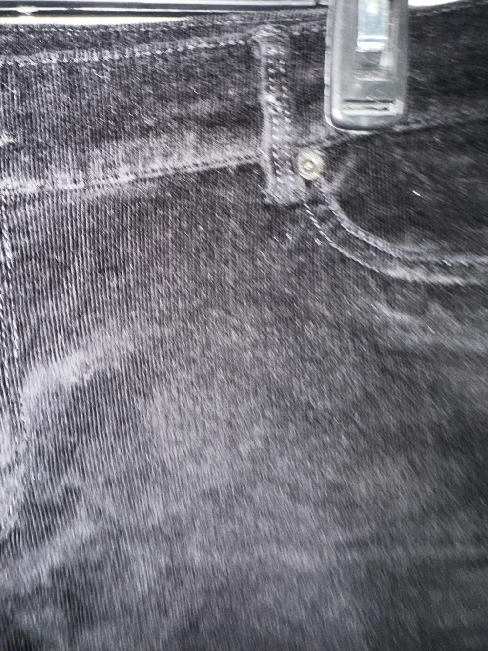 Liz Claiborne Black Petite Corduroy Pants